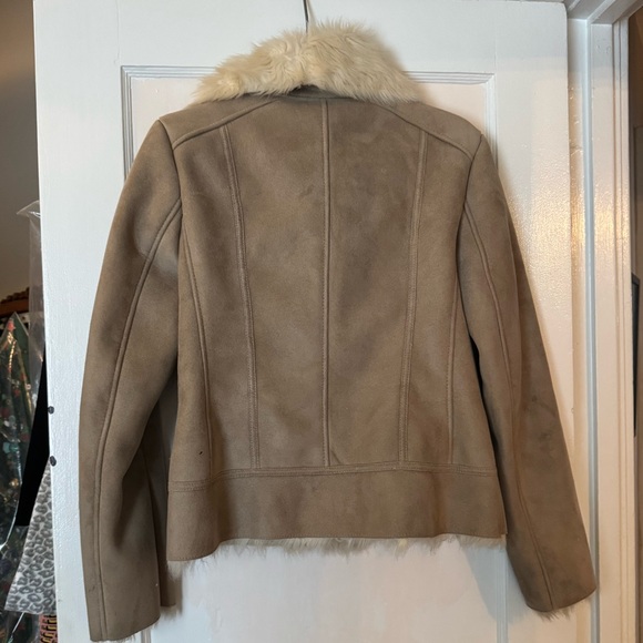 Ann Taylor Jacket with Fur - Picture 4 of 5